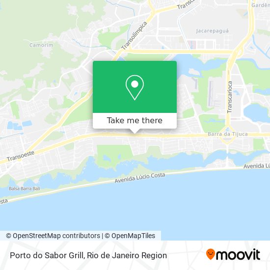 Mapa Porto do Sabor Grill