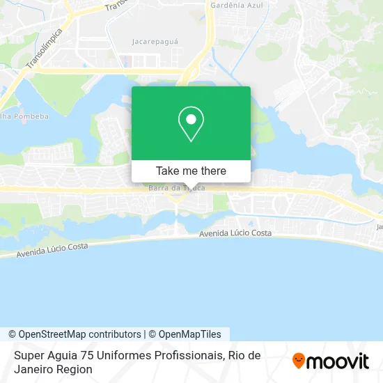 Super Aguia 75 Uniformes Profissionais map