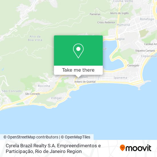 Cyrela Brazil Realty S.A. Empreendimentos e Participação map