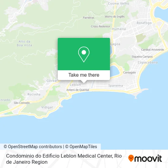 Condominio do Edificio Leblon Medical Center map