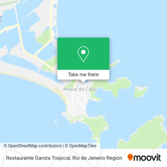 Restaurante Garota Tropical map
