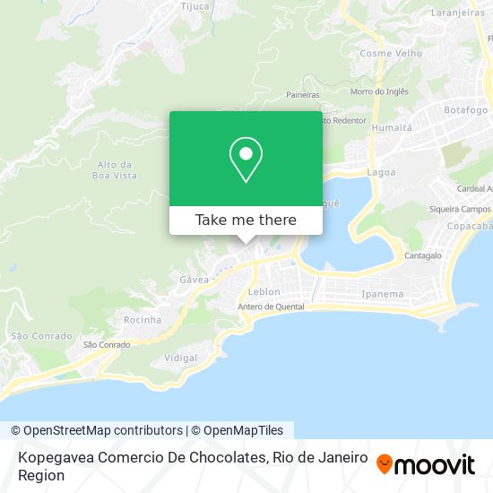 Mapa Kopegavea Comercio De Chocolates