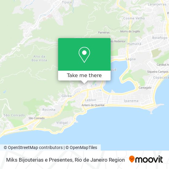 Miks Bijouterias e Presentes map