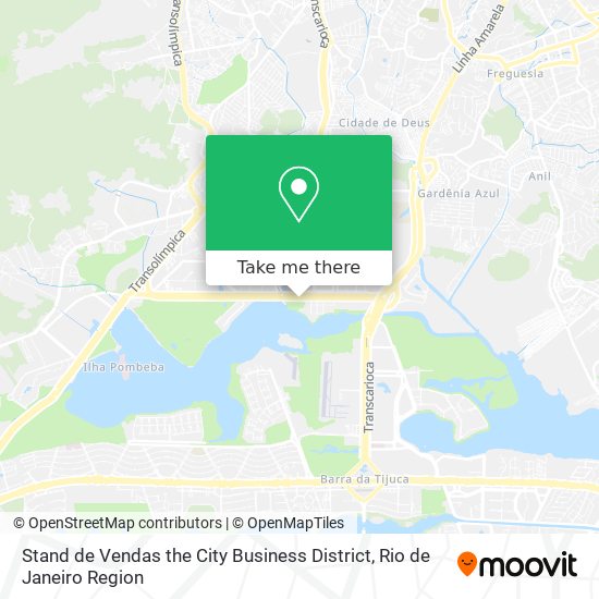 Stand de Vendas the City Business District map