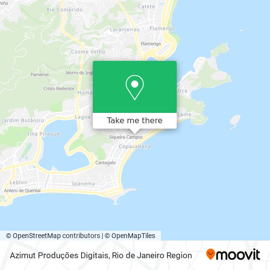 Mapa Azimut Produções Digitais