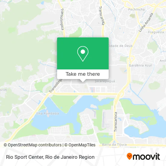 Rio Sport Center map