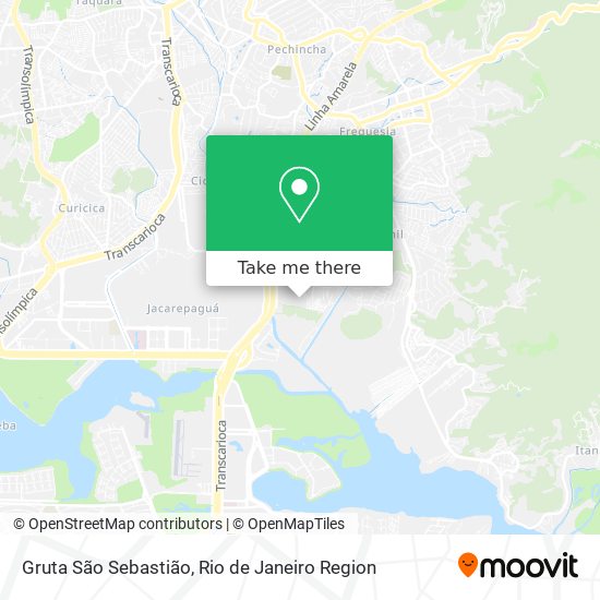 Mapa Gruta São Sebastião