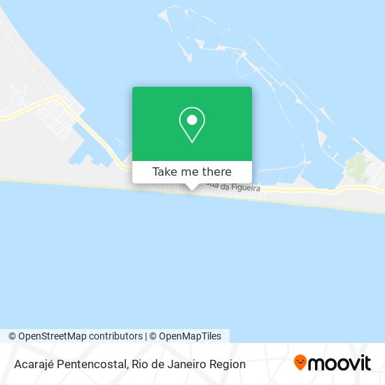 Acarajé Pentencostal map