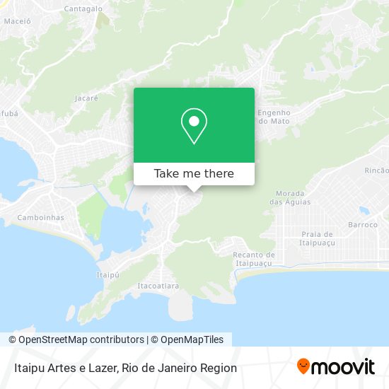 Mapa Itaipu Artes e Lazer
