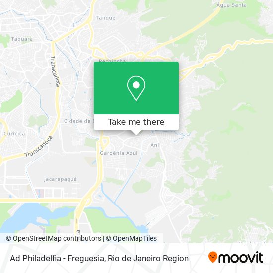 Ad Philadelfia - Freguesia map