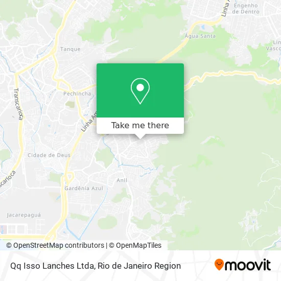 Qq Isso Lanches Ltda map