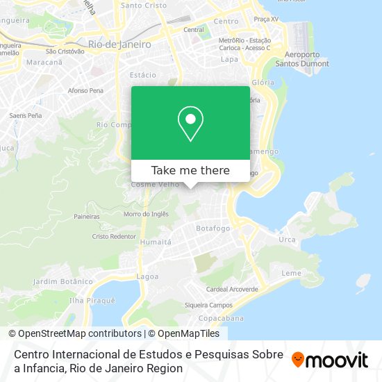 Centro Internacional de Estudos e Pesquisas Sobre a Infancia map