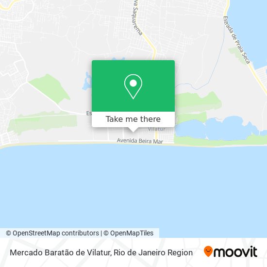 Mercado Baratão de Vilatur map