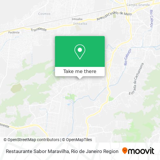 Restaurante Sabor Maravilha map
