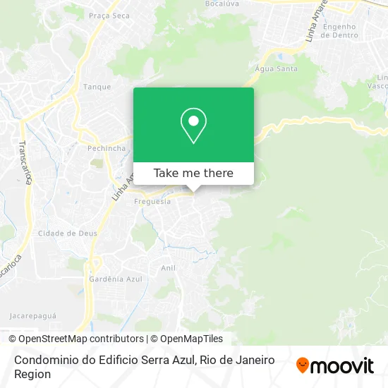 Condominio do Edificio Serra Azul map