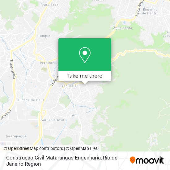 Construção Civil Matarangas Engenharia map