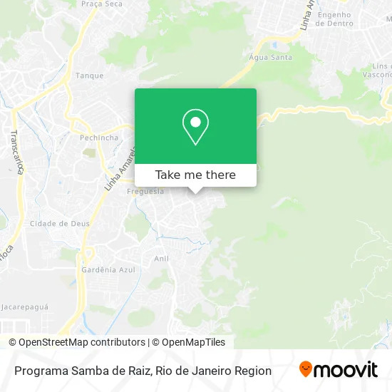 Programa Samba de Raiz map
