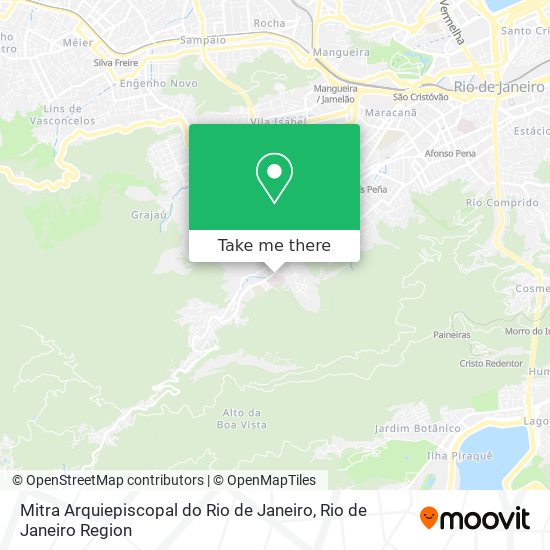 Mitra Arquiepiscopal do Rio de Janeiro map