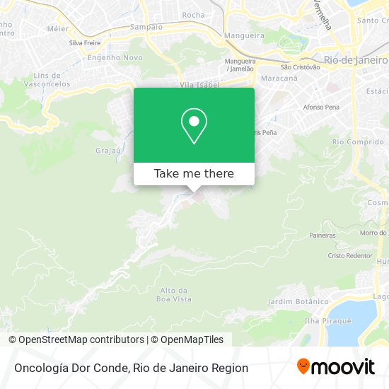 Oncología Dor Conde map