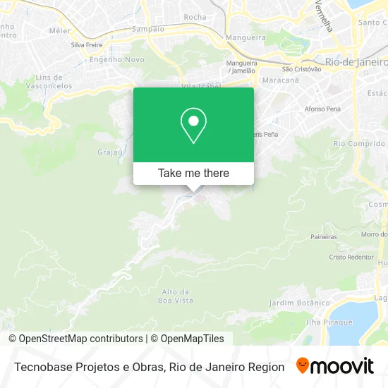 Tecnobase Projetos e Obras map