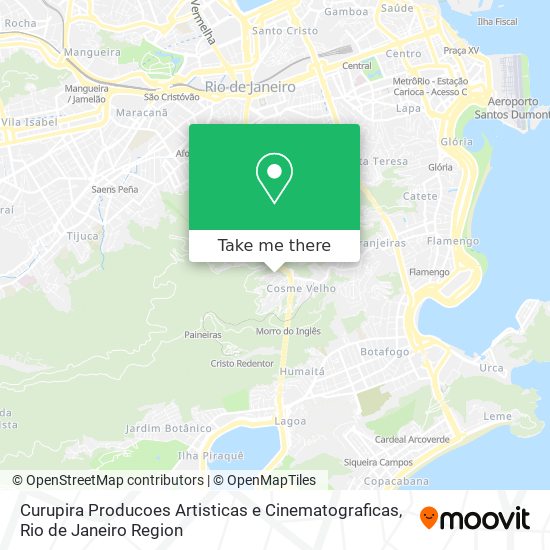 Curupira Producoes Artisticas e Cinematograficas map