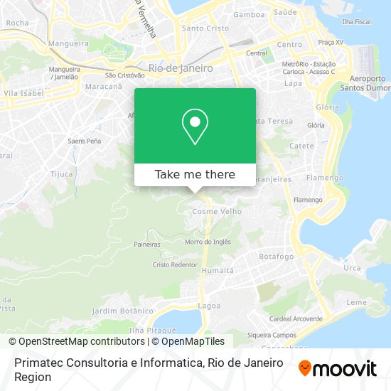 Mapa Primatec Consultoria e Informatica