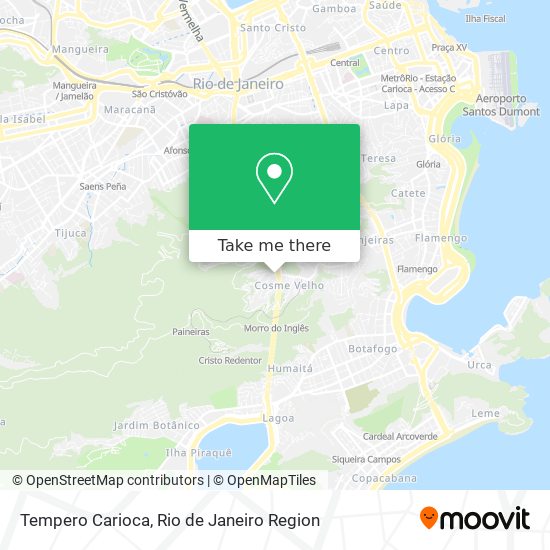 Tempero Carioca map