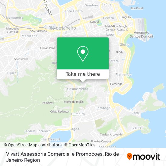 Mapa Vivart Assessoria Comercial e Promocoes