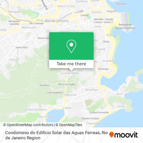 Mapa Condominio do Edificio Solar das Aguas Ferreas