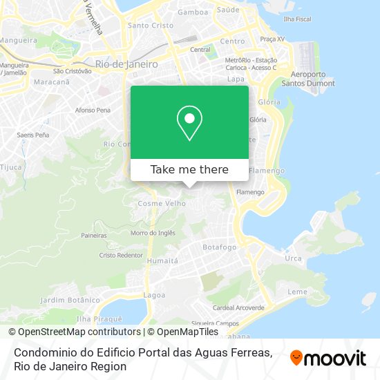 Condominio do Edificio Portal das Aguas Ferreas map
