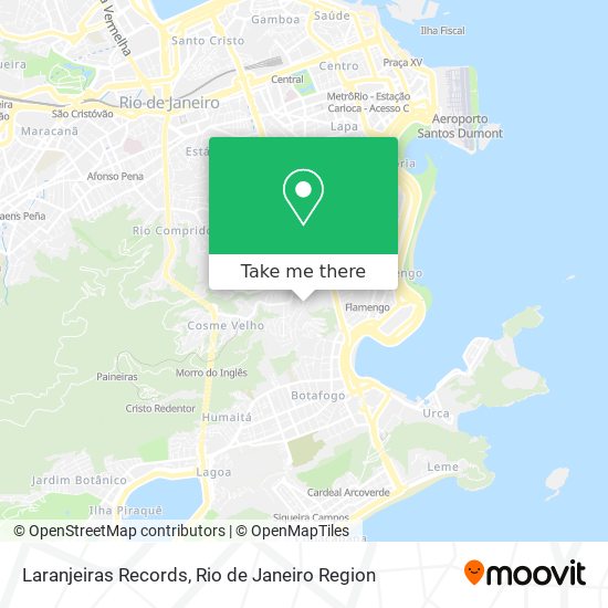 Mapa Laranjeiras Records