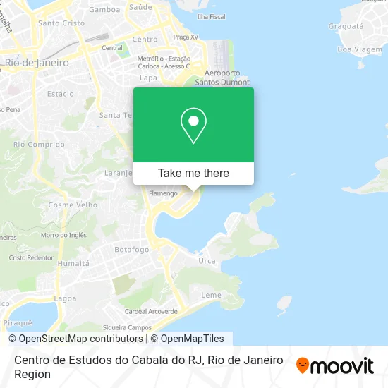 Centro de Estudos do Cabala do RJ map