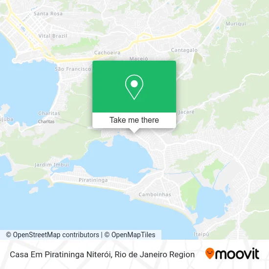 Casa Em Piratininga Niterói map