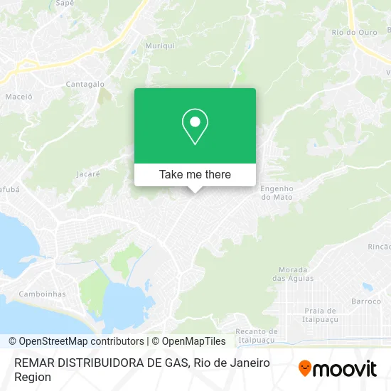 REMAR DISTRIBUIDORA DE GAS map