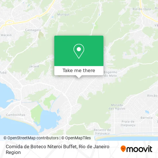 Comida de Boteco Niteroi Buffet map
