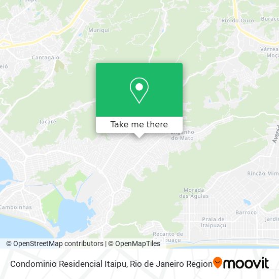 Condominio Residencial Itaipu map