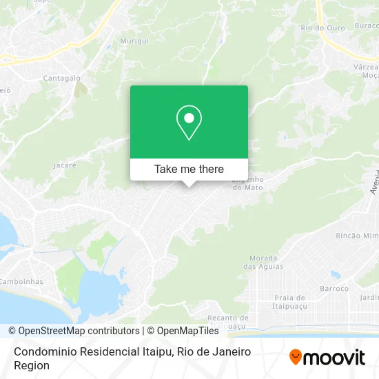 Condominio Residencial Itaipu map