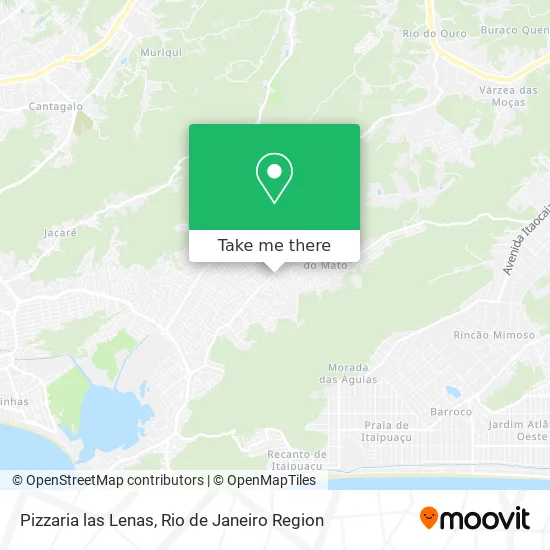 Pizzaria las Lenas map