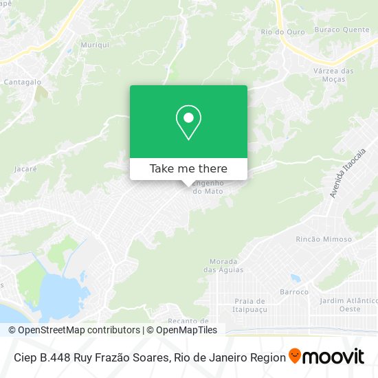 Ciep B.448 Ruy Frazão Soares map