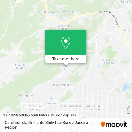 Canil Estrela Brilhante Shih-Tzu map