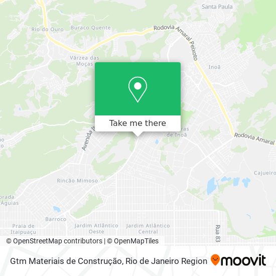 Gtm Materiais de Construção map