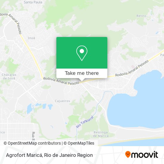 Agrofort Maricá map