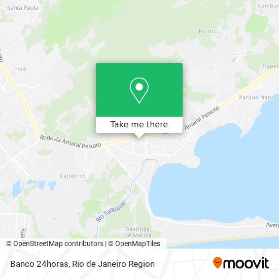 Mapa Banco 24horas