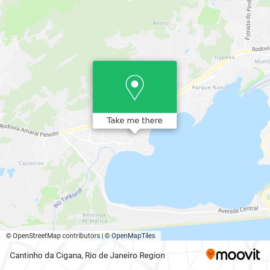 Cantinho da Cigana map