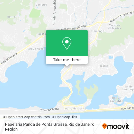 Papelaria Panda de Ponta Grossa map