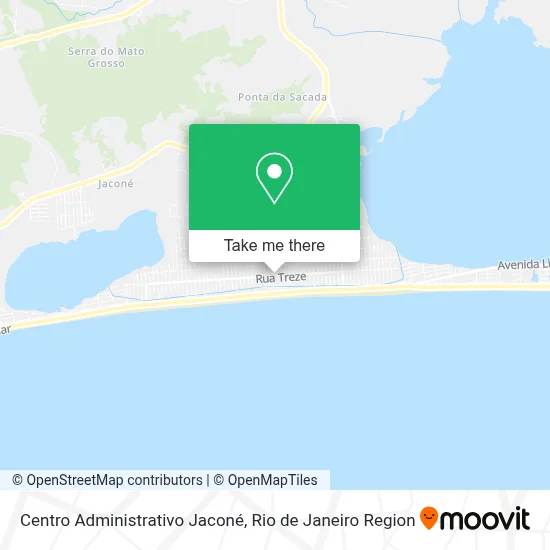 Centro Administrativo Jaconé map