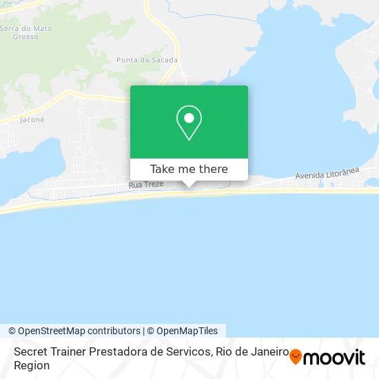 Secret Trainer Prestadora de Servicos map