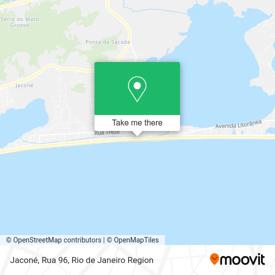 Jaconé, Rua 96 map