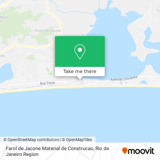 Farol de Jacone Material de Construcao map