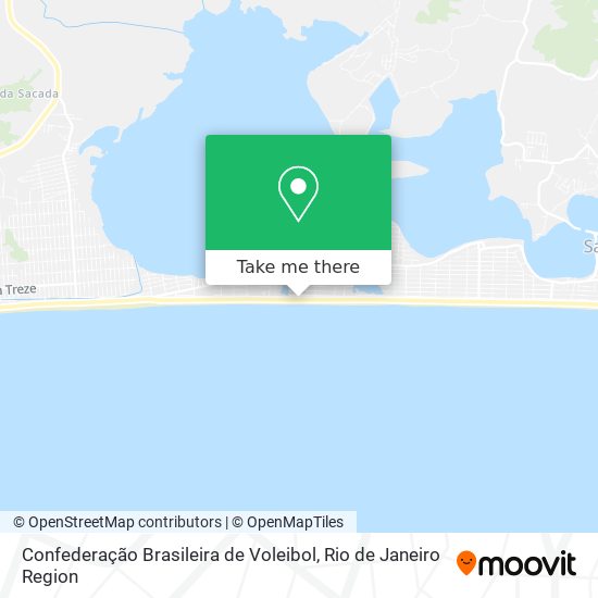 Confederação Brasileira de Voleibol map